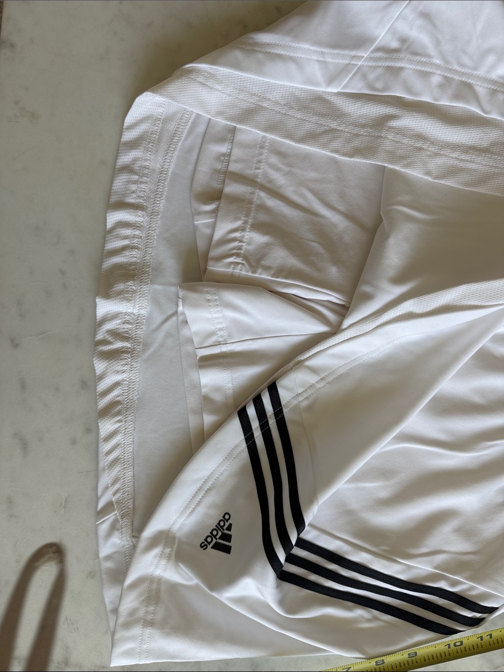 adidas White Skort with Black Stripe Detail - Picture 5 of 5